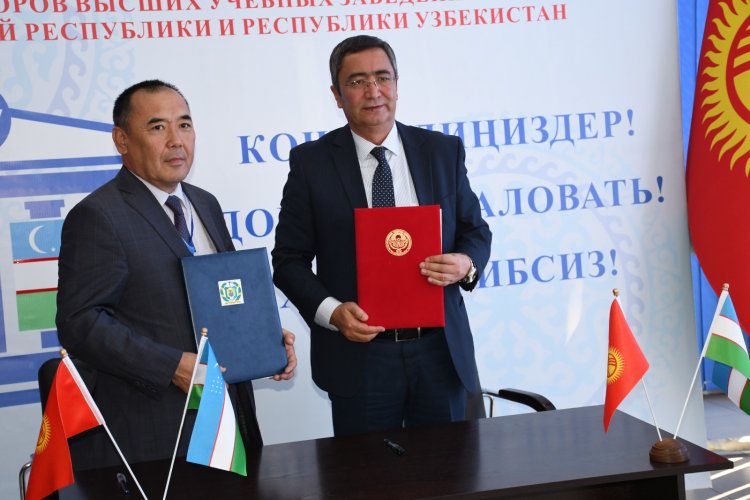 The first international forum of rectors of Uzbek-Kyrgyz universities "Integration, cooperation and innovation in higher education" was successfully held in Osh city