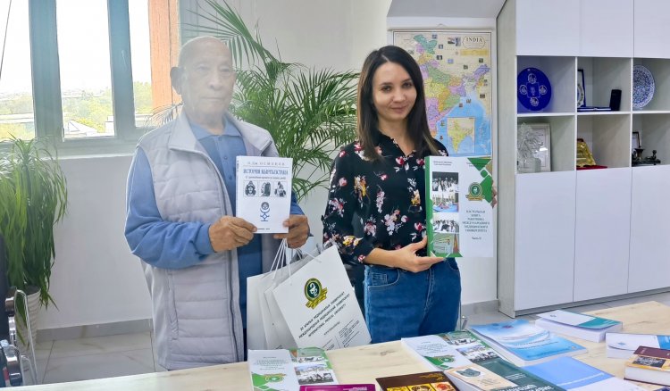 Визит коллег с Международной медицинской академии в Евразийский международный университет