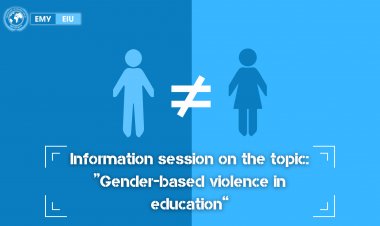 EIU staff – participants of the information session on gender-based violence in education