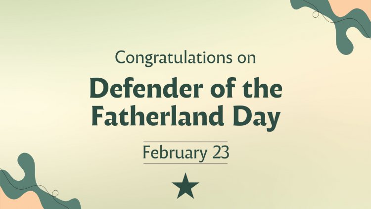 Congratulations on February 23 !!!