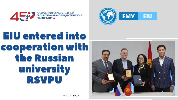 Signing an agreement with a Russian university