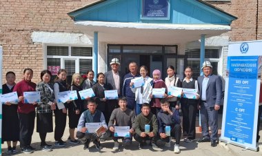 Евразийский международный университет провел масштабную профориентационную кампанию в Токтогульской долине