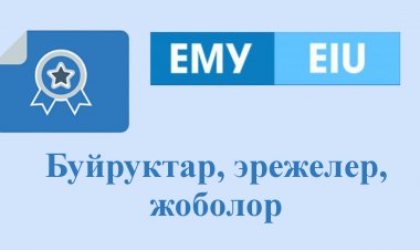 Буйруктар, эрежелер, жоболор